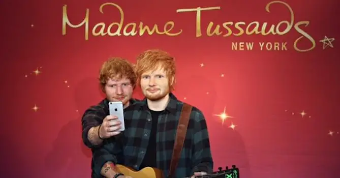 Ed Sheeran Debuts at Madame Tussauds New York 
