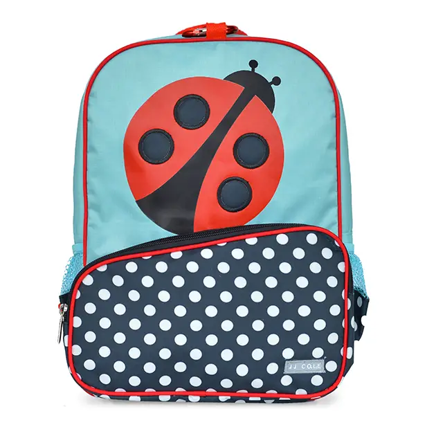 JJ Cole Toddler Kid Backpack Ladybug carry on bag