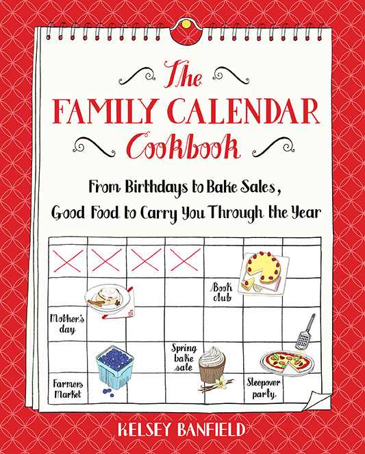family calendar cookbook