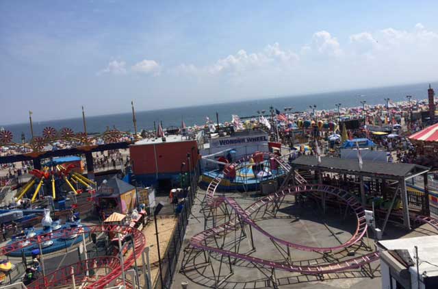 Coney Island from the air