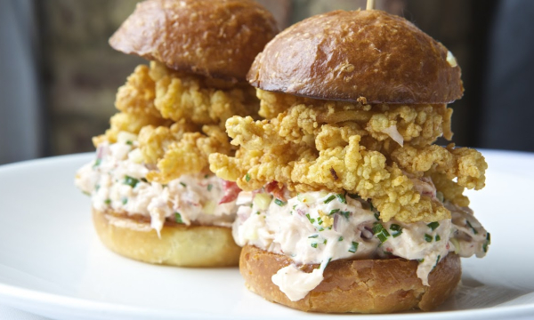 the clam lobster sliders