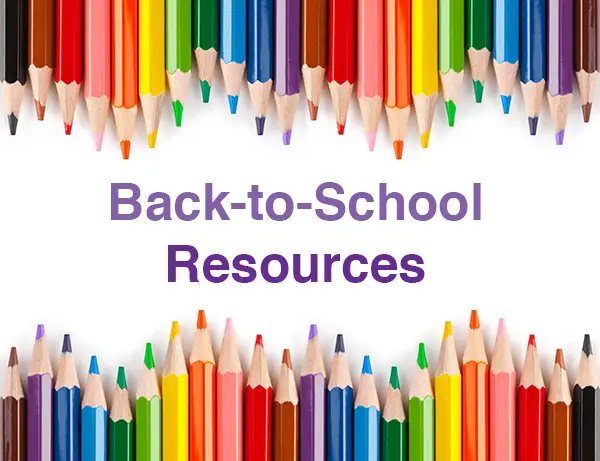 back to school resources