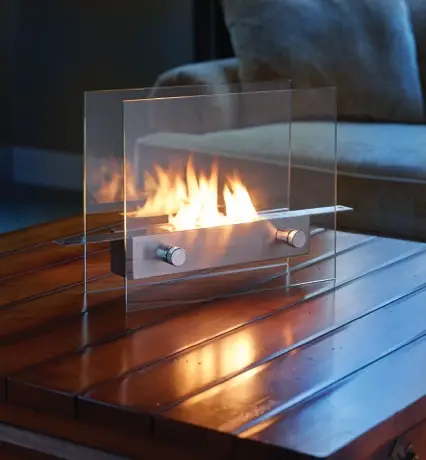 tabletop fireplace