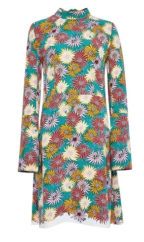 knee length dresses for ladies Rent Topshop Floral Cut Out Midi Dress In Mono