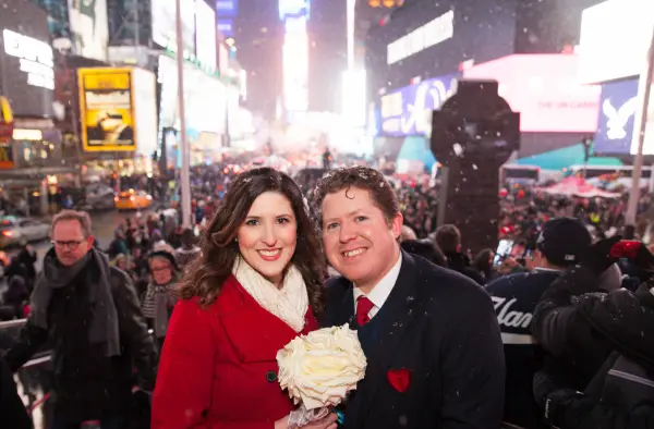 valentine's day in times square