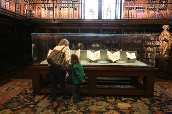 An interior view of Morgan Library & Museum.