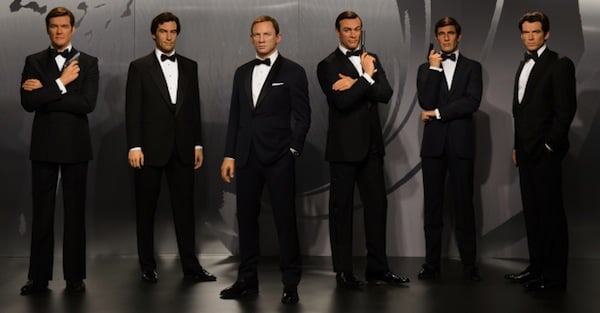 James Bond exhibit at Madame Tussauds New York 