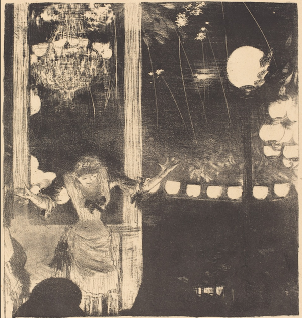 Mademoiselle Becat at the Ambassadeurs, Edgar Degas