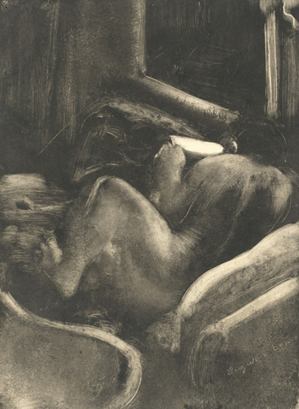 Woman Reading, Edgar Degas 