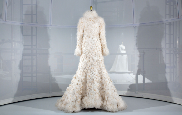 karl lagerfeld wedding ensemble met manus