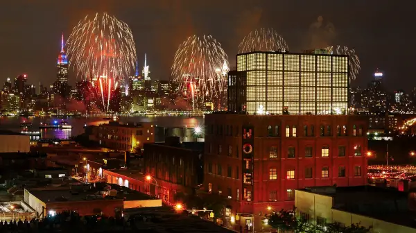 fireworks over brooklyn