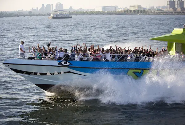 shark speedboat summer nyc