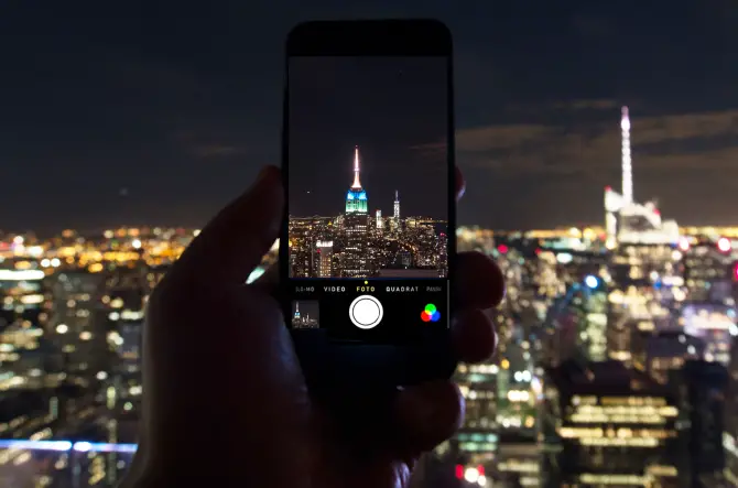 smartphone photography empire state building