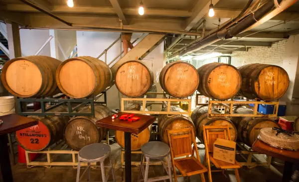 heartland brewery barrels