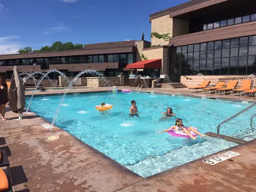 The pool at Grand Geneva Resort in Lake Geneva, Wisconsin