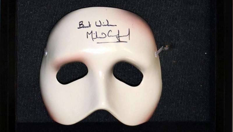 phantom mask autograph michael crawford