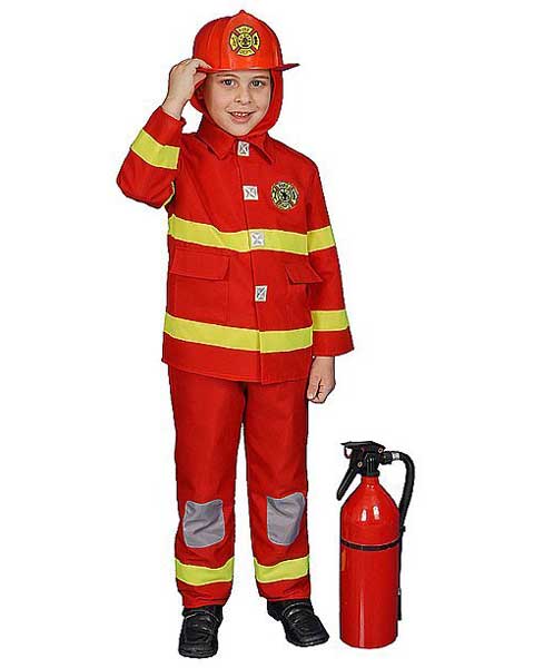 firefighter halloween costume for kids