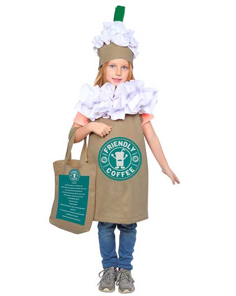 frappuccino halloween costume for kids