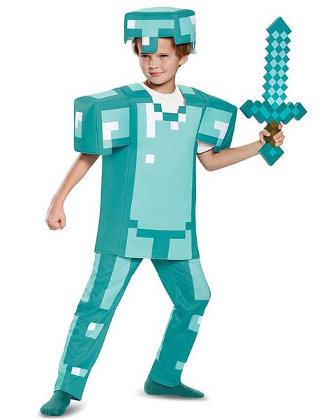 minecraft armor halloween costume for kids