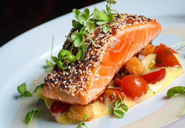 Skuna Bay Salmon at Ed's Chowder House 