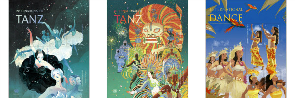 danse tanz stamps un