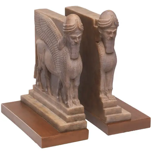 Assyrian Palace Bookends