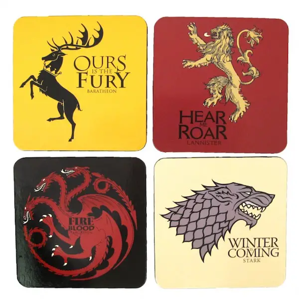 Game of Thrones House of Sigils Coasters Set 