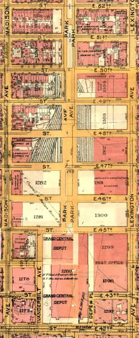 map grand central tracks