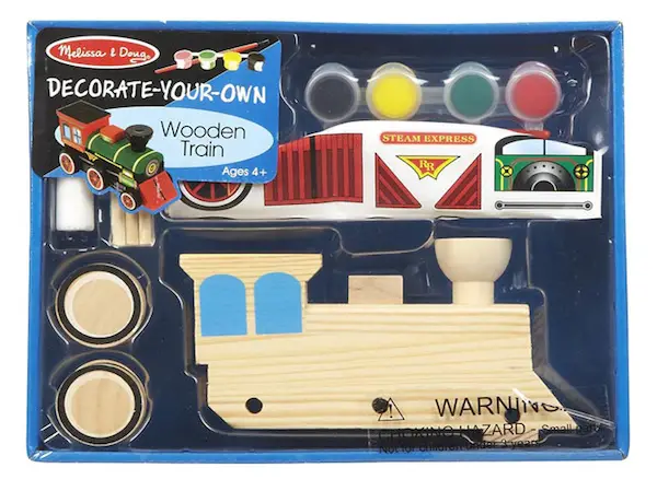 Decorate your Own Wooden Train 