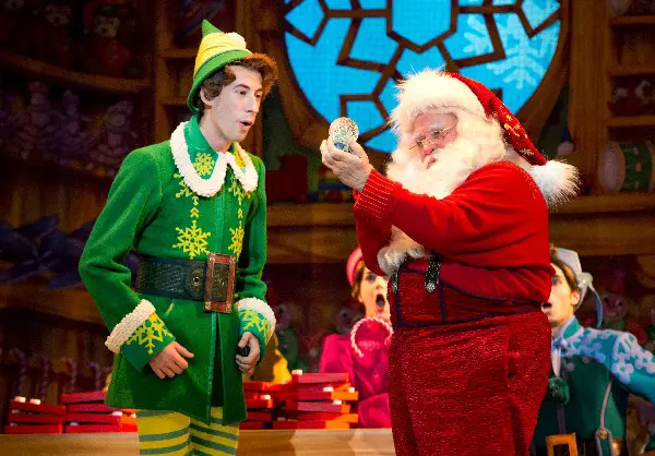 elf the musical santa msg