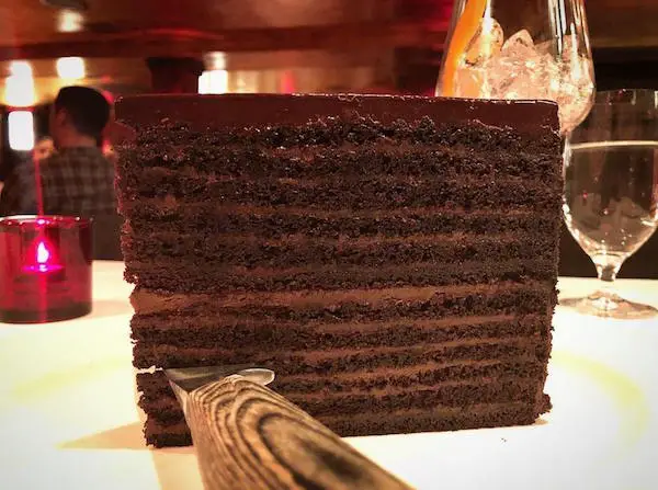 Strip House 24 Layer Chocolate Cake 