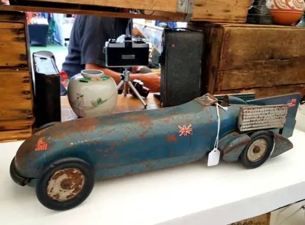 antique british toy race car grand bazaar