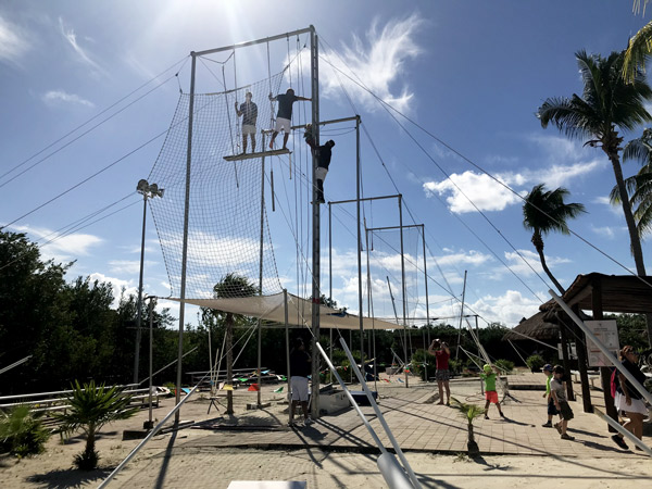 club med cancun yucatan trapeze