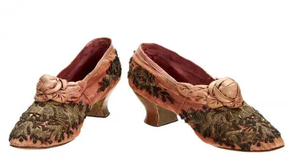 antique french boudoir shoes