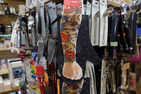 tattoo oven mitt housewares