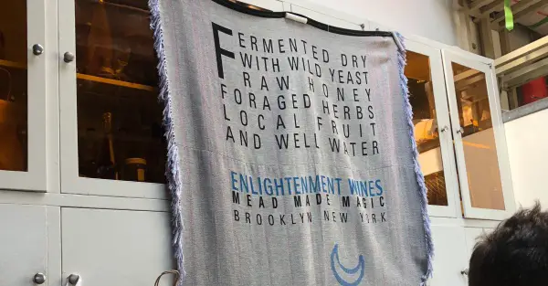 Enlightenment wines meadery sign