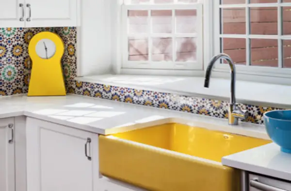 kitchen trend bright colors and fun backsplashes
