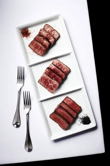 wagyu tasting plate del frisco's