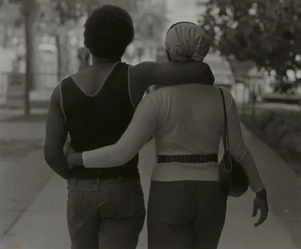Soul of a Nation Art in the Age of Black Power DeCarava couple walking 