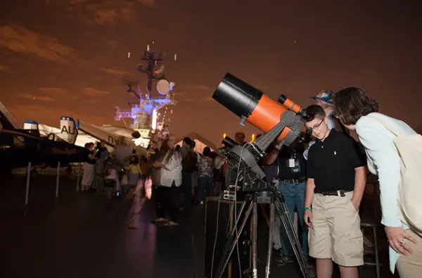 intrepid astronomy night