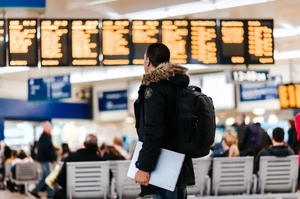 airport departures traveling