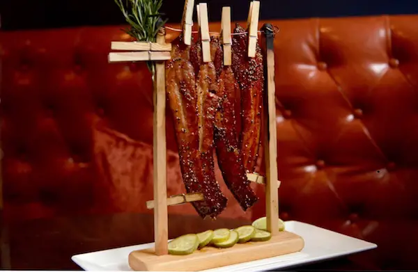 Clothesline bacon 