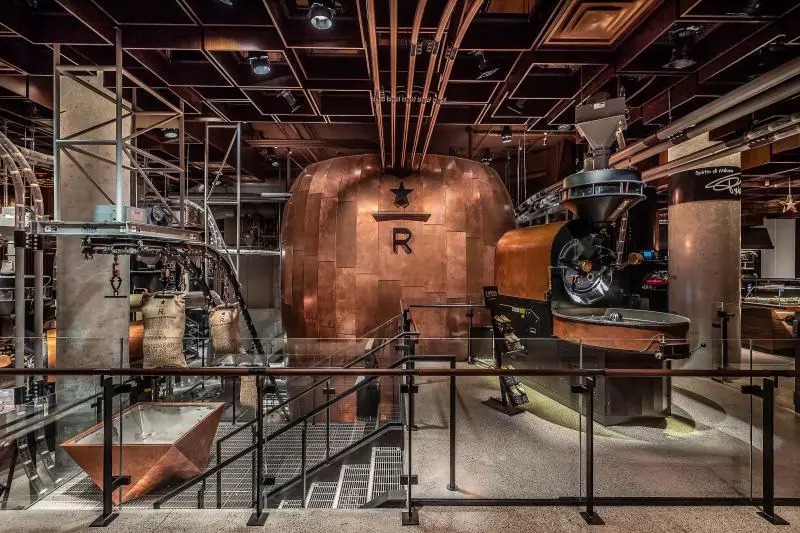 starbucks copper roastery