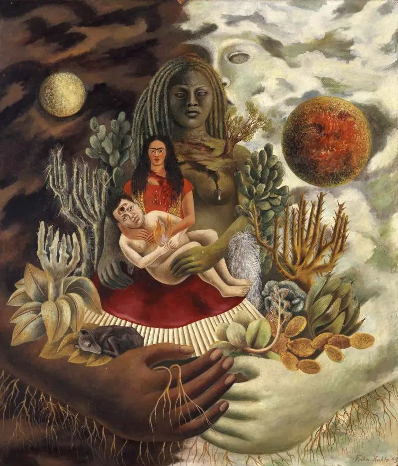 love embrace of the universe kahlo