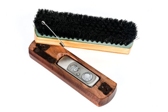 KGB Museum hairbrush with radio 