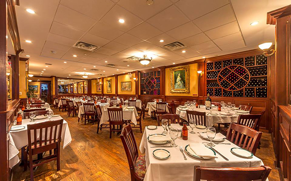 An interior view of Ben & Jack's Steakhouse.