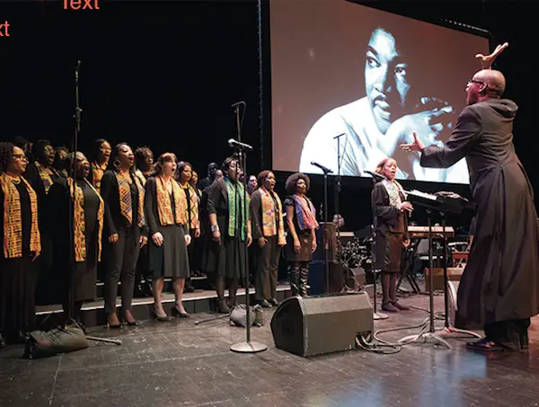 MLK presenation at Brooklyn Academy of Music (BAM)