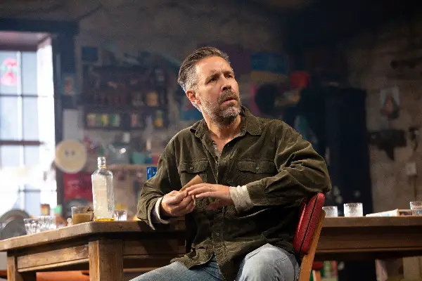 Paddy Considine as family head Quinn in the Olivier Award-winning The Ferryman