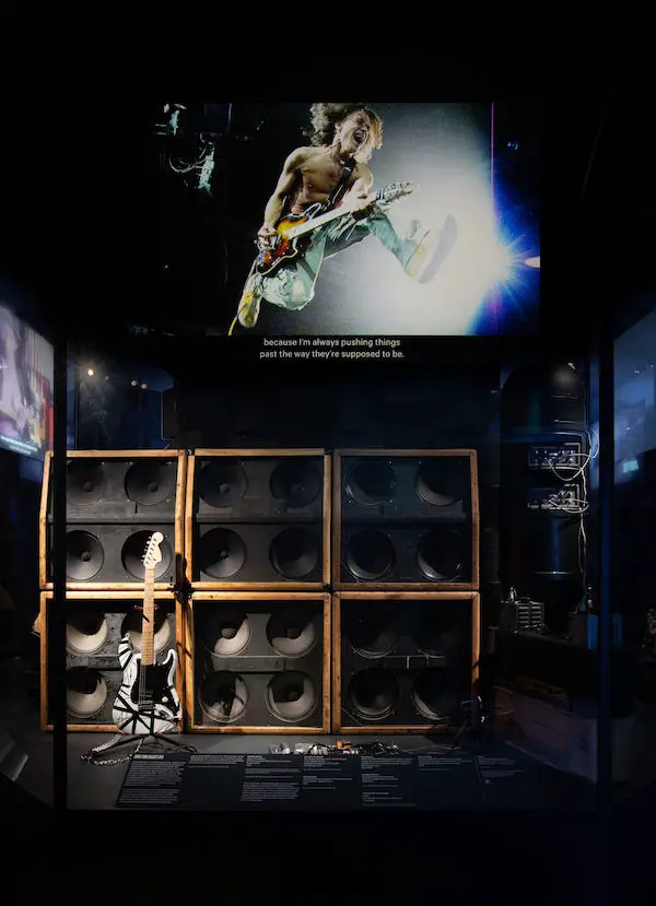Eddie Van Halen 1978 rig Play It Loud Metropolitan Museum of Art