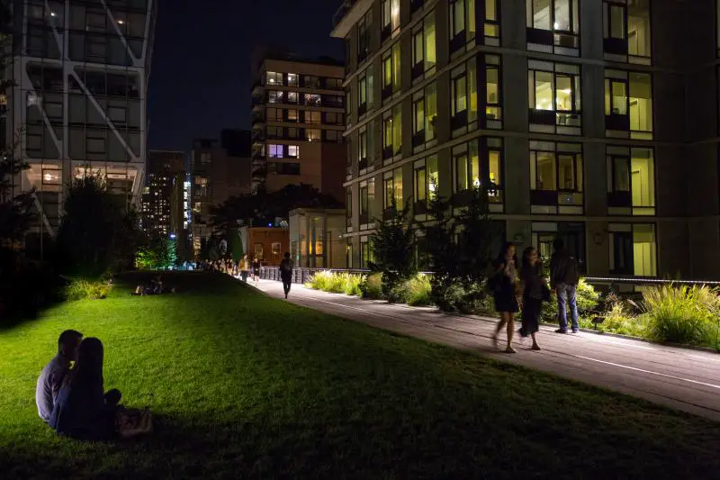 The High Line night